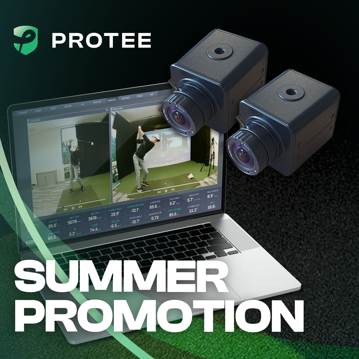 ProTee VX Summer Promotion — Free Swing Cameras